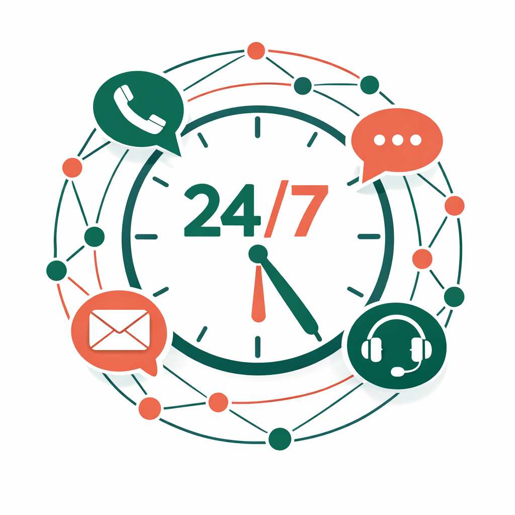 24/7 Support illustration